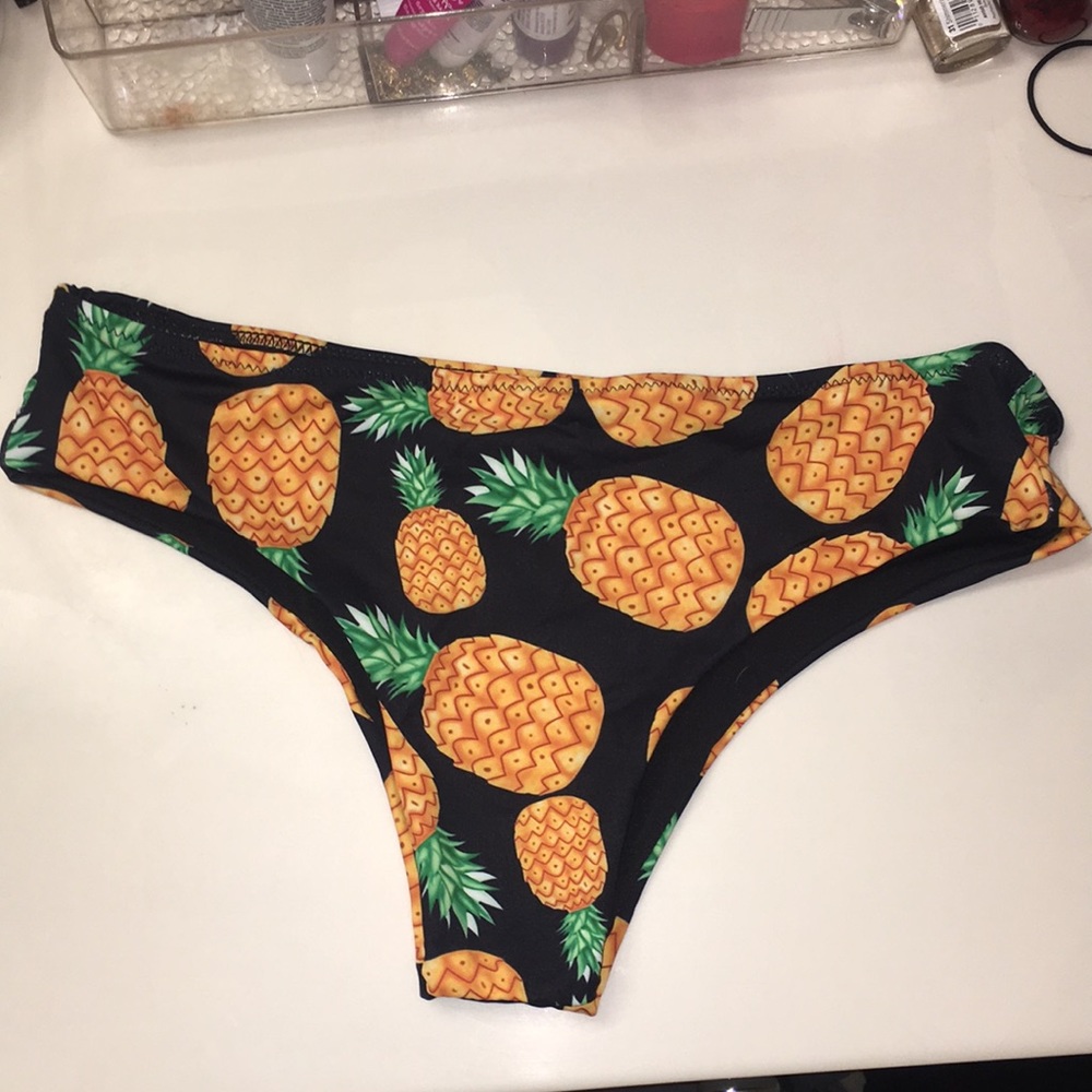 Never Worn Pineapple Bikini Bottoms
